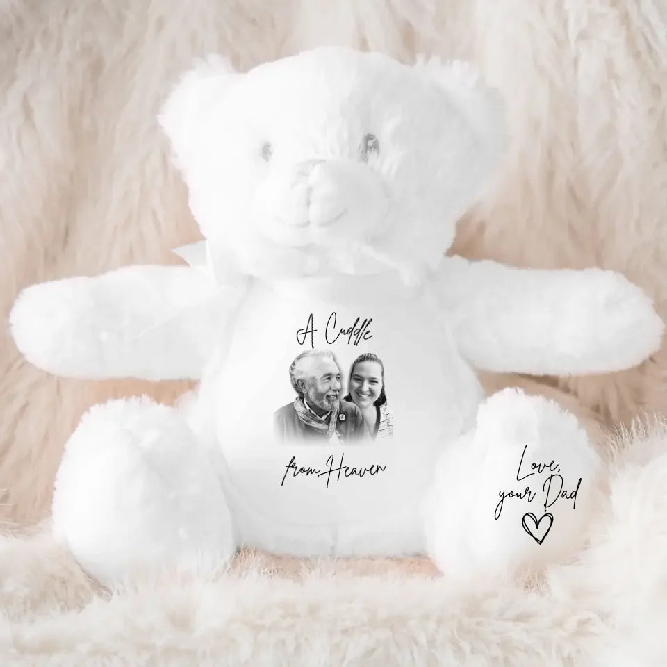 Personalised Cuddle Bear | A Heavenly Hug